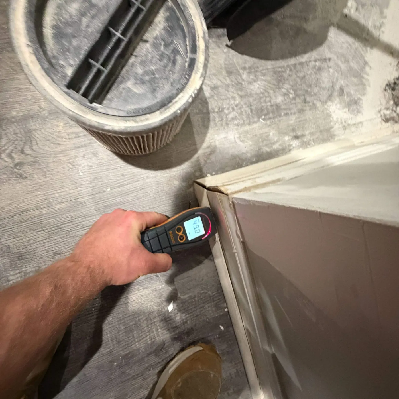 Documented moisture readings in Johnson County, IN